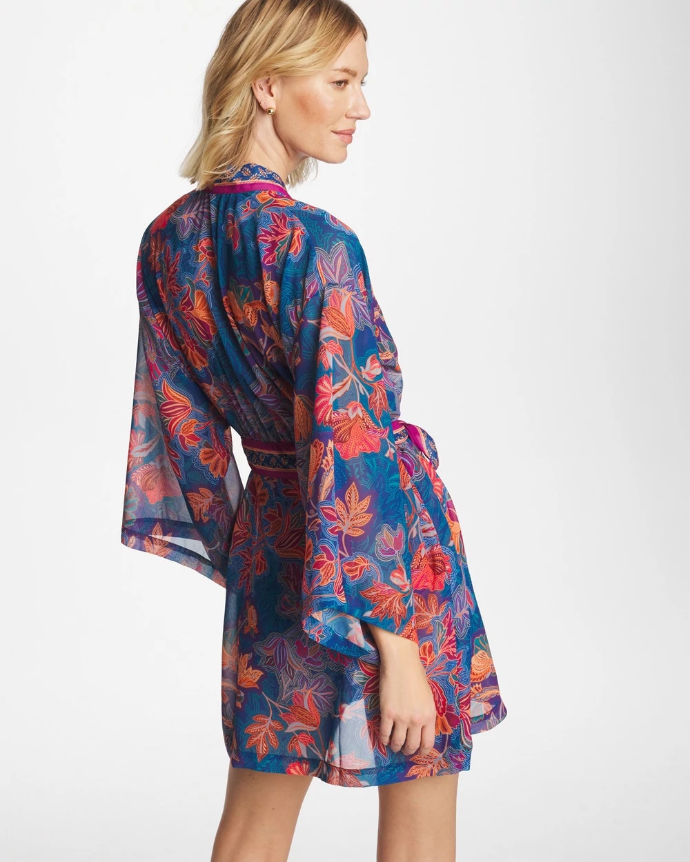 Chico's Classic - Miraclesuit® Decoupage Kimono Multi Print