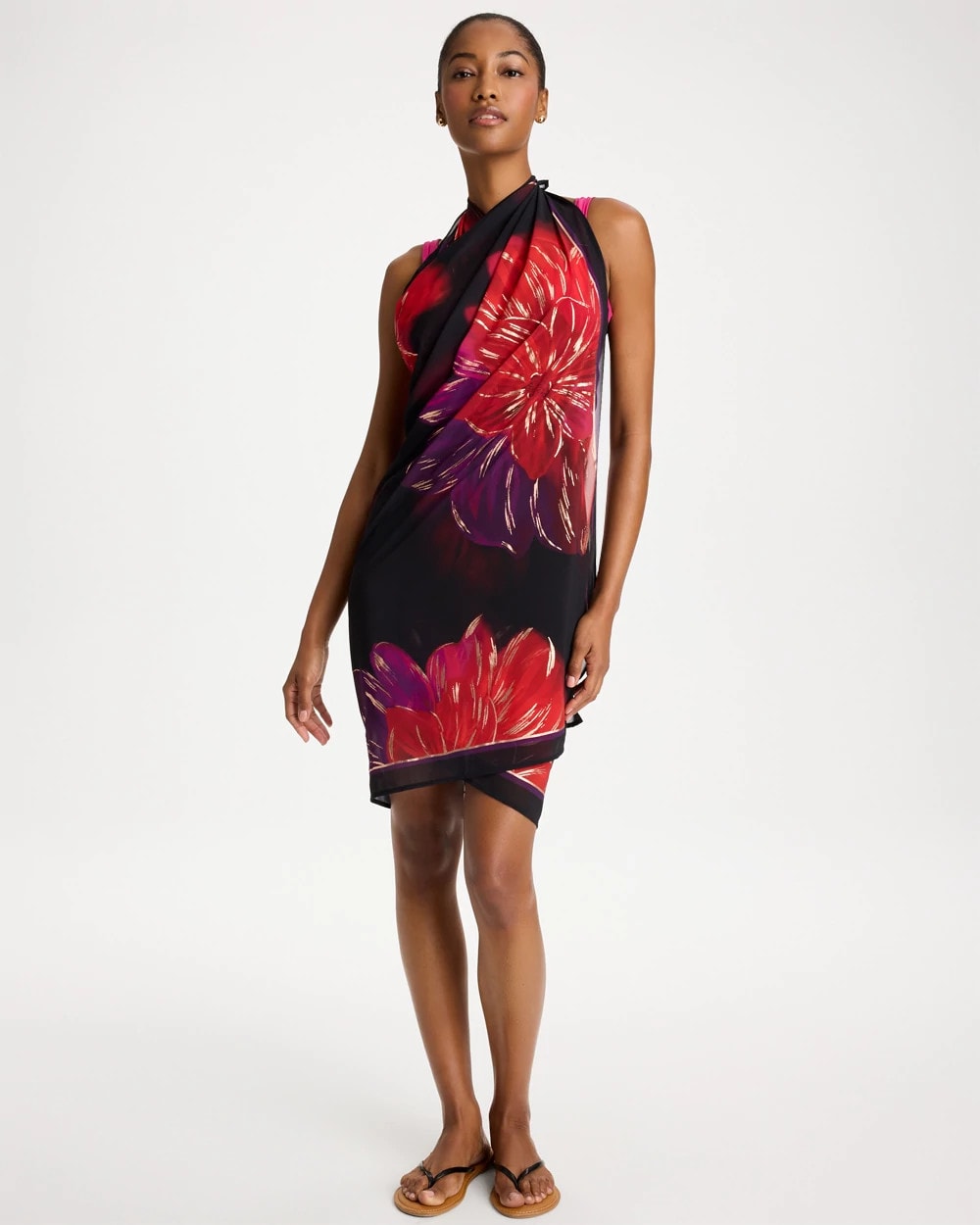 Chico's Everyday - Miraclesuit® Petali Rosa Siren One Piece Black/Multi