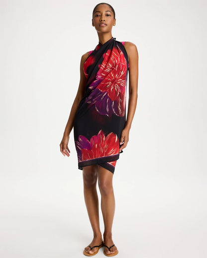 Chico's Everyday - Miraclesuit® Petali Rosa Siren One Piece Black/Multi