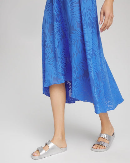 Chico's Quality - Gottex Skyfall Lace Long Skirt Light Blue