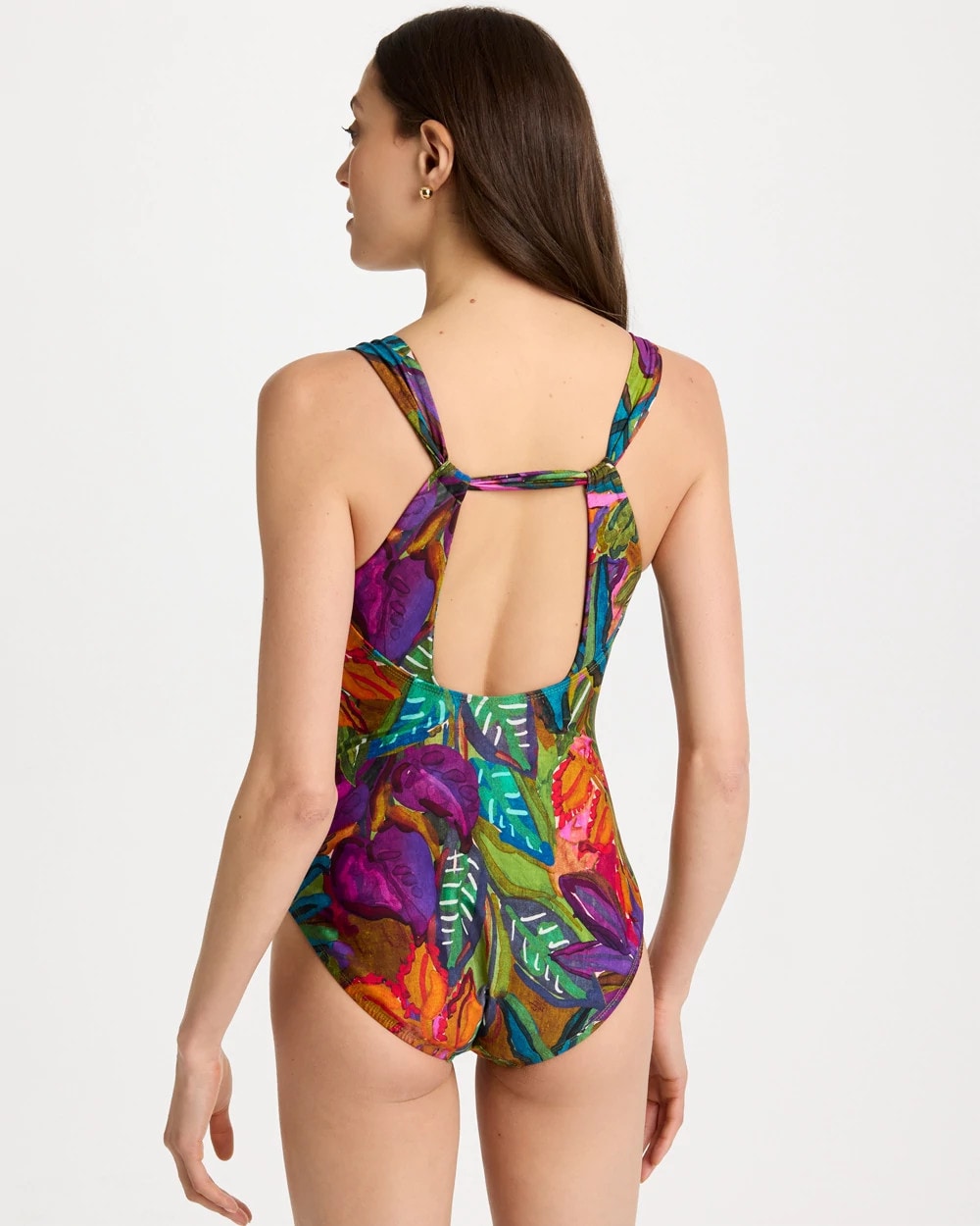 Chico's Latest - Magicsuit® Cactus Flower Dakota One-Piece Swimsuit Multi Print