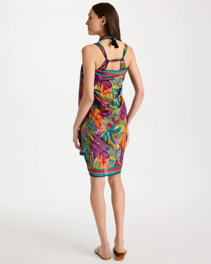 Chico's Best Seller - Magicsuit® Cactus Flower Pareo Multi Print