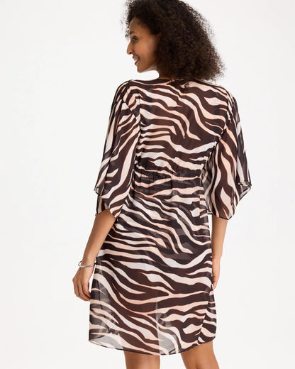 Chico's Special Offer - Gottex Nambiti V-Neck Cover-Up Safari