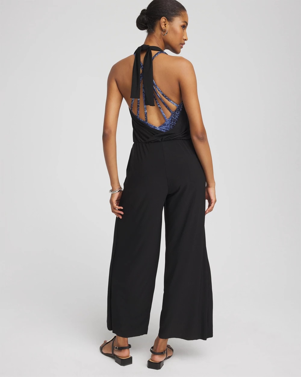 Chico's Featured - Magicsuit Surplice Neck Jumpsuit Black