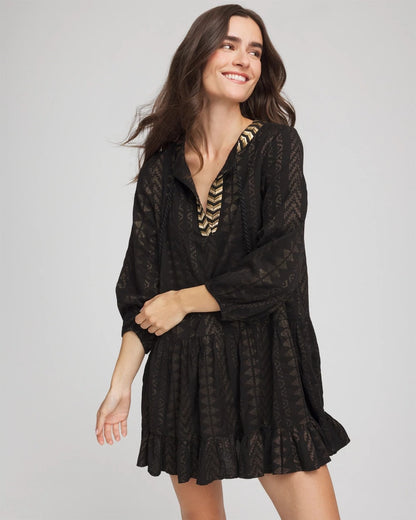 Chico's Deals - Miraclesuit® Beach Jacquard Dress Black