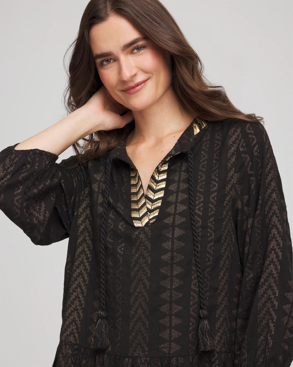 Chico's Deals - Miraclesuit® Beach Jacquard Dress Black