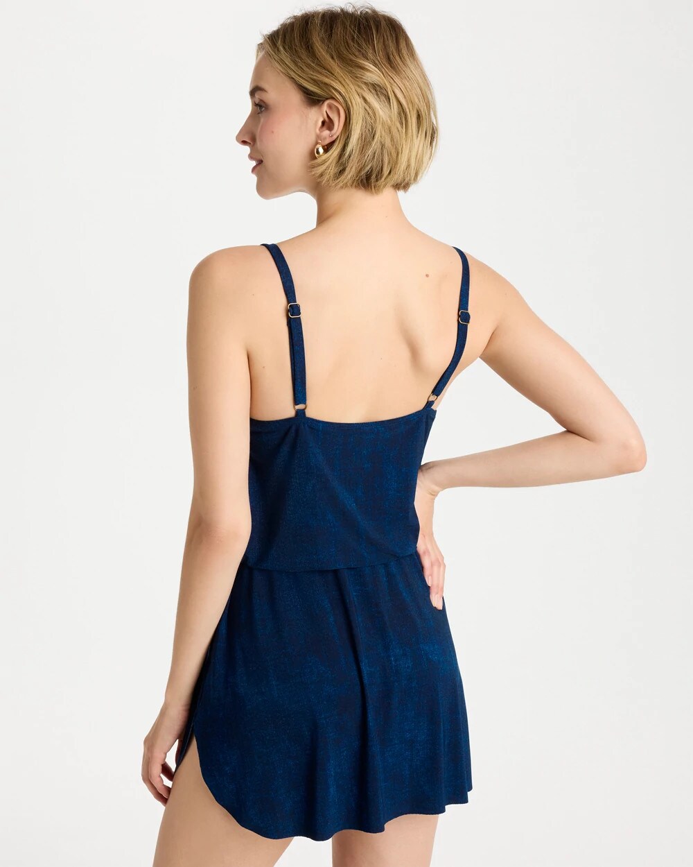 Chico's Customer Favorite - Magicsuit® Billie Jean Kami Swim Dress Denim
