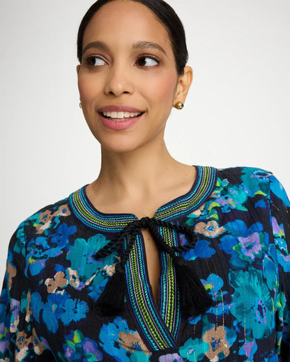 Chico's Recommended - Secret Garden Beach Dress Black/Multi