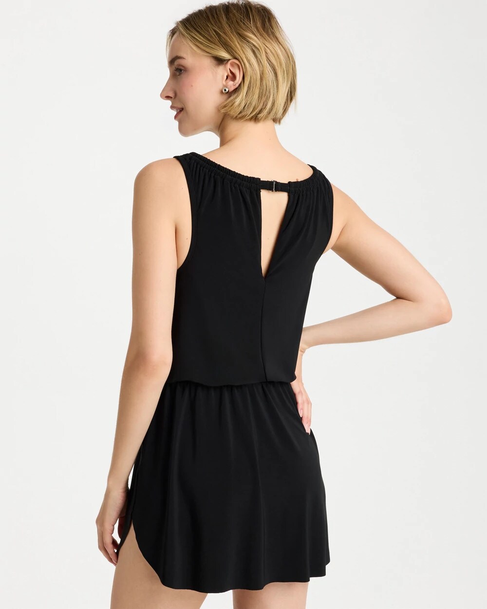Chico's Everyday - Magicsuit® Effie Solid Swim Dress Black