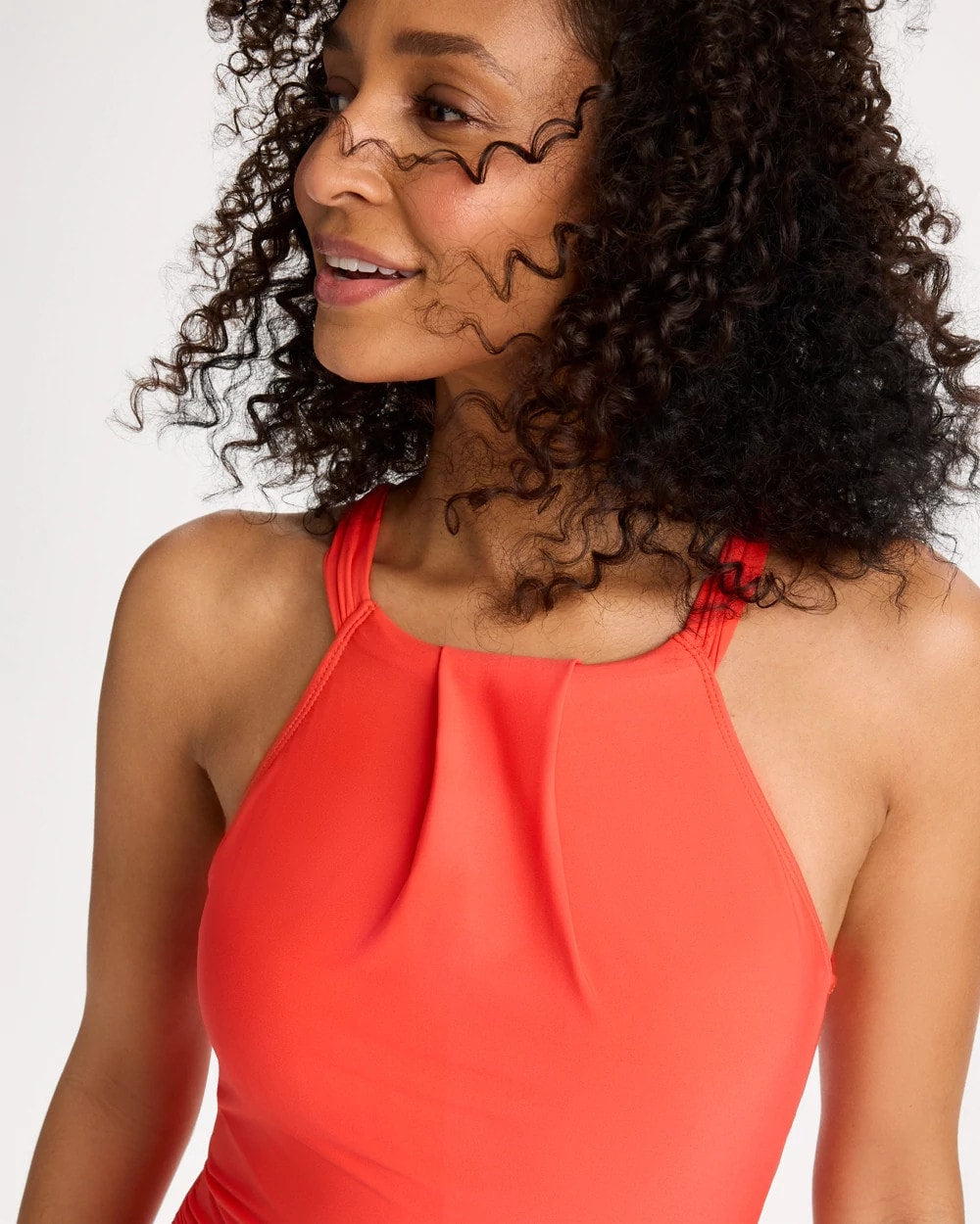 Chico's Exclusive - Magicsuit Amelia Solid One Piece Tiger Lily