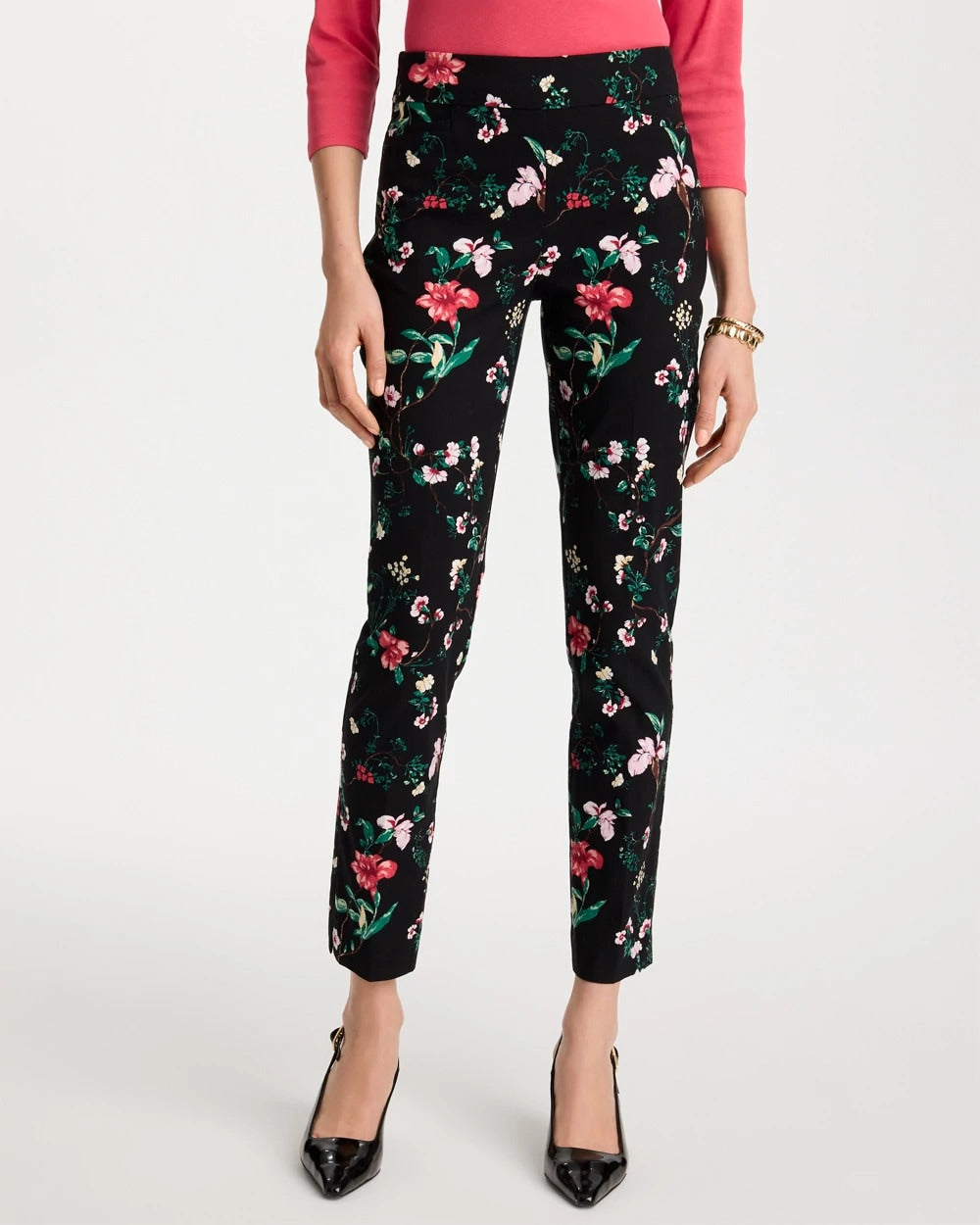 Chico's Quality - Kyoto Bloom Brigitte™ Slim Ankle Pants Black