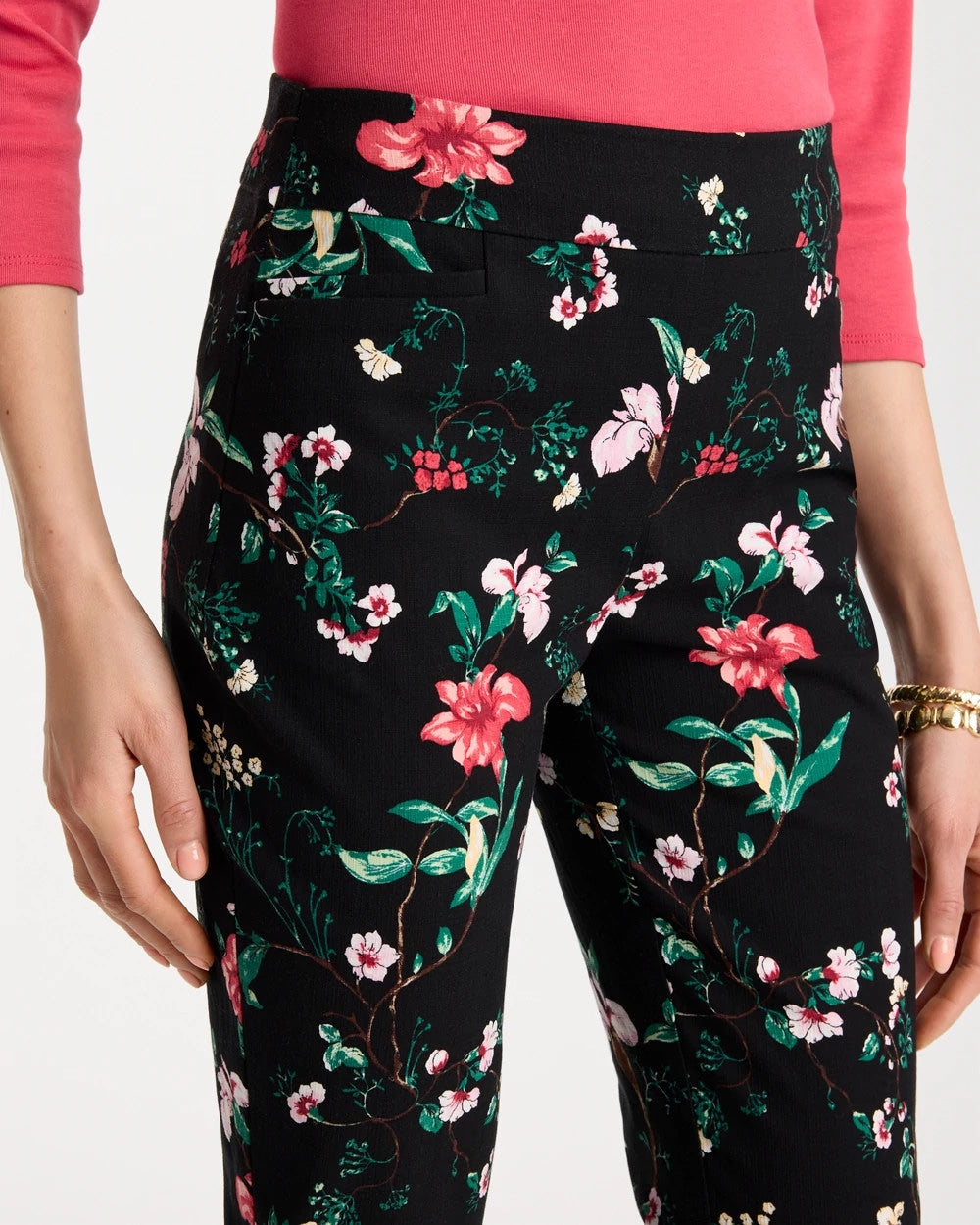 Chico's Quality - Kyoto Bloom Brigitte™ Slim Ankle Pants Black