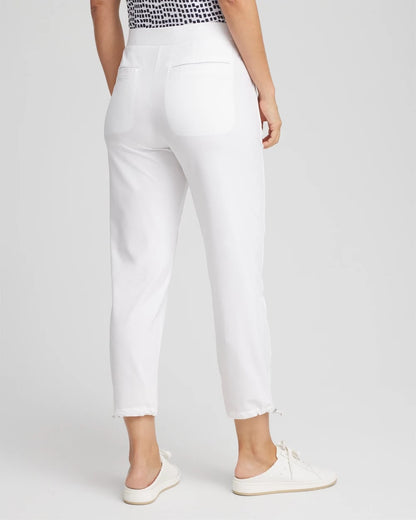 Chico's Best Price - Zenergy® UPF Bungee Neema Cropped Pants Alabaster