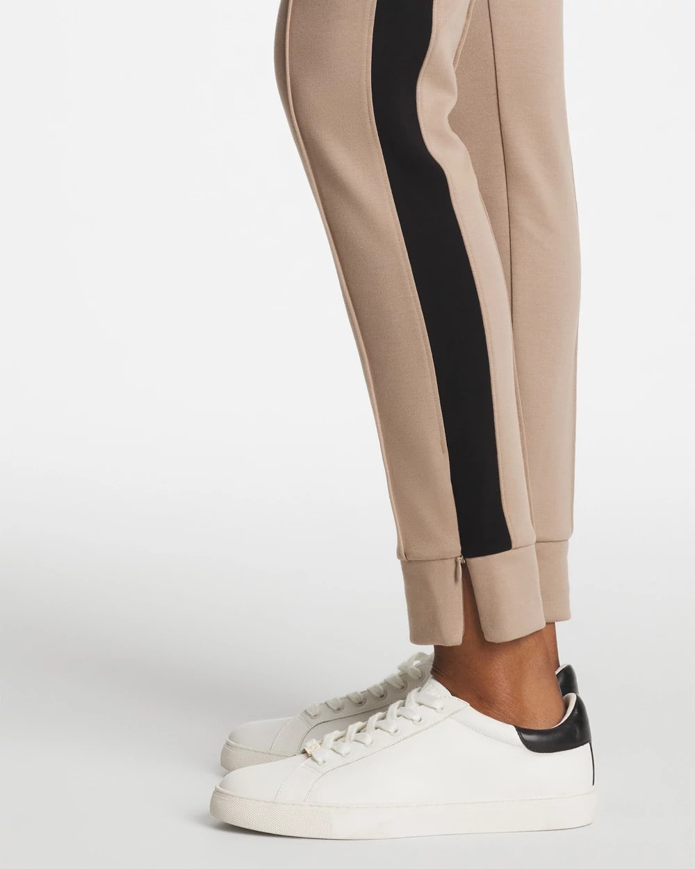 Chico's Popular - Zenergy® Double-Knit Contrast Ankle Pants Studio Taupe