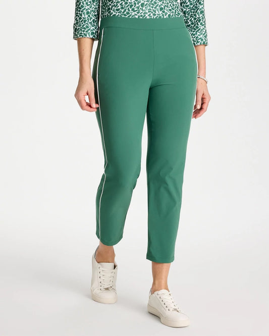 Chico's Classic - Zenergy® UPF Side Piping Ankle Pants Water Lily Green