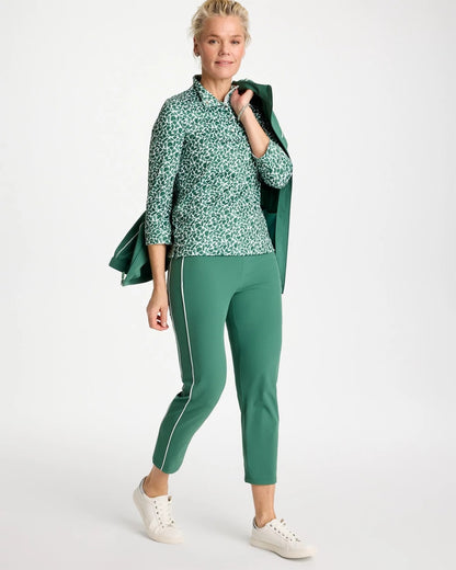 Chico's Classic - Zenergy® UPF Side Piping Ankle Pants Water Lily Green