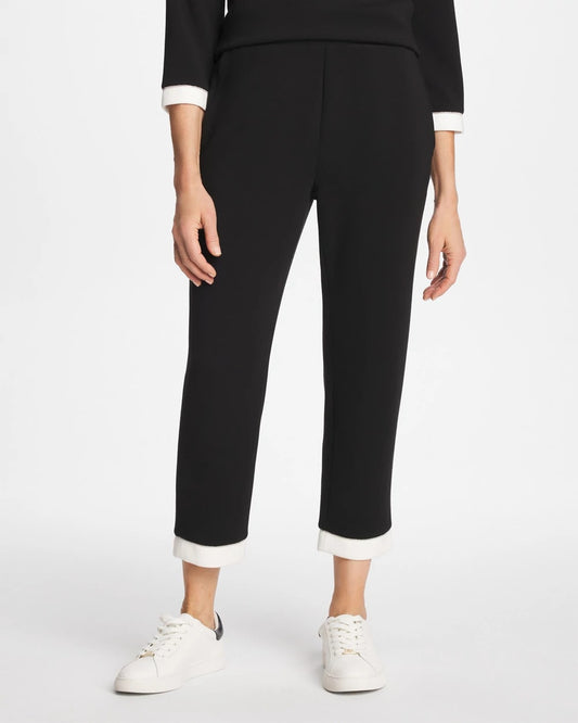 Chico's Best Seller - Zenergy® Soft Caviar Bead Contrast Pants Black