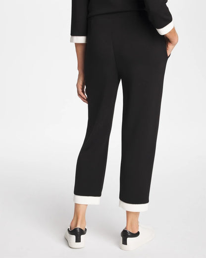 Chico's Best Seller - Zenergy® Soft Caviar Bead Contrast Pants Black