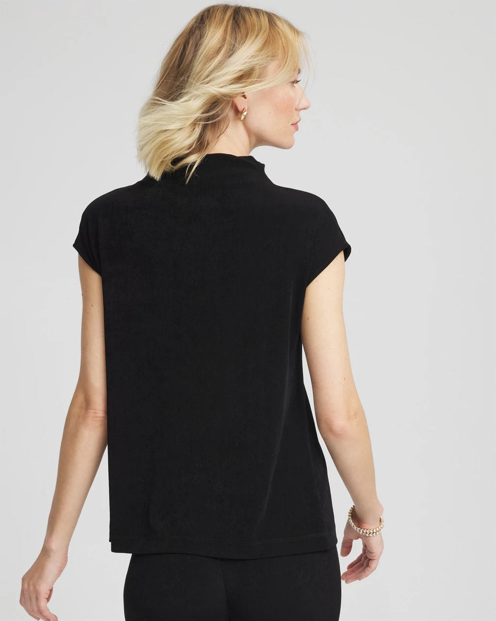 Chico's Smart Buy - Travelers™ Mockneck Top Travelers Black