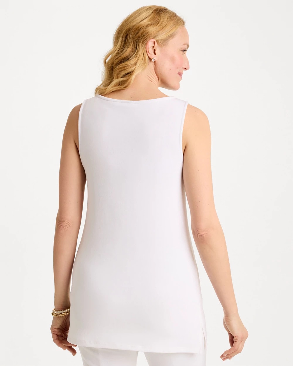 Chico's Best Seller - Travelers™ Lined Side-Slit Tank Travelers Winter Drift