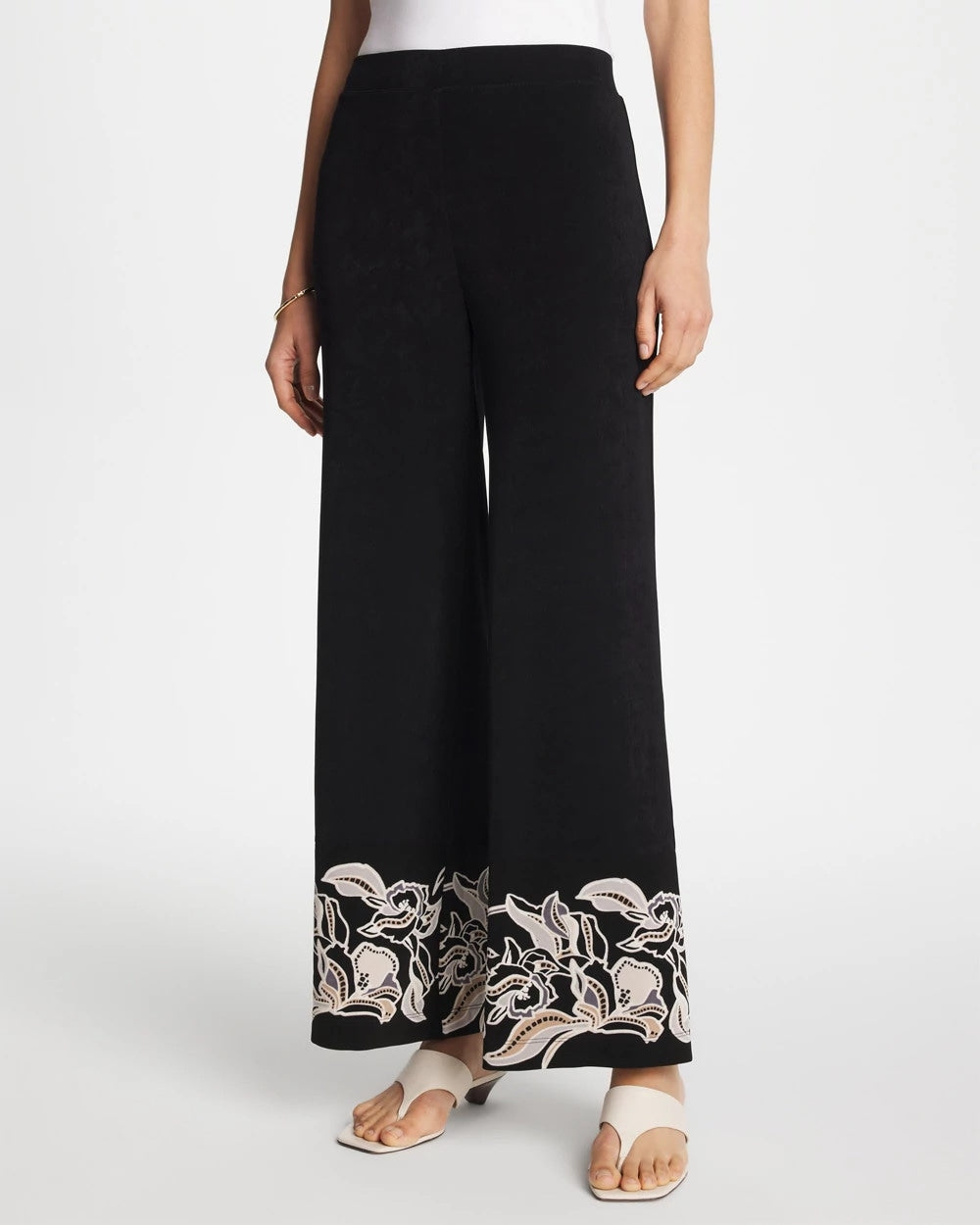 Chico's Value - Travelers™ Border Pants Travelers Black