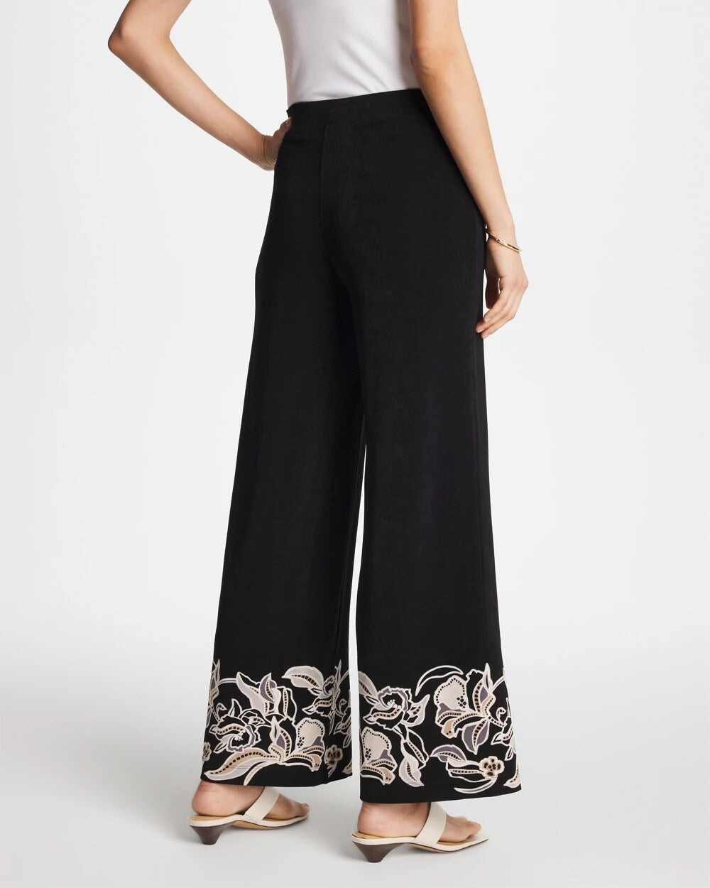 Chico's Value - Travelers™ Border Pants Travelers Black