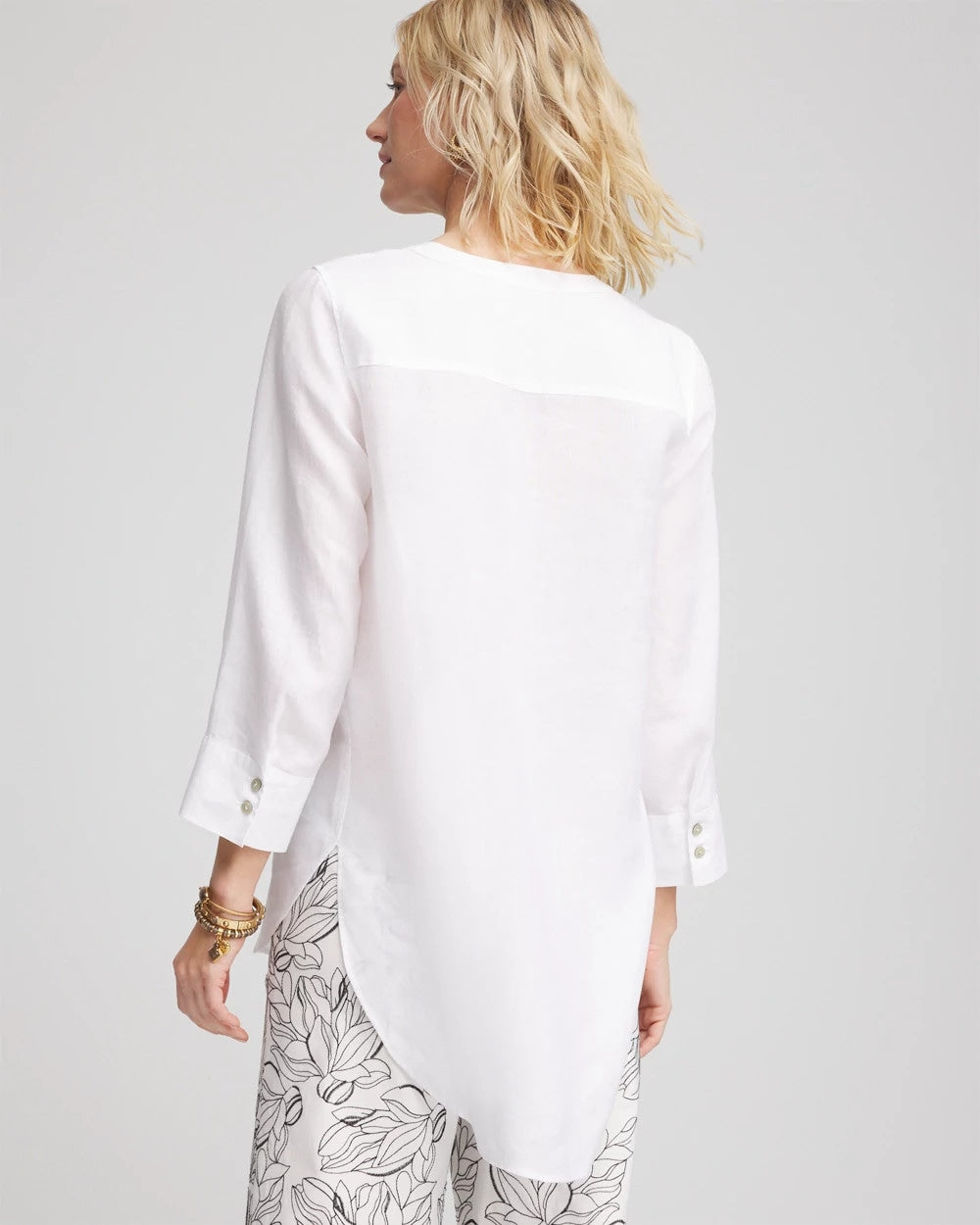 Chico's Value - No Iron™ Linen Tunic Optic White