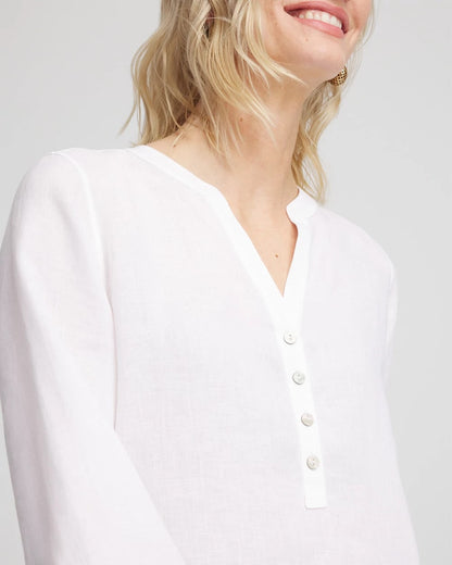 Chico's Value - No Iron™ Linen Tunic Optic White