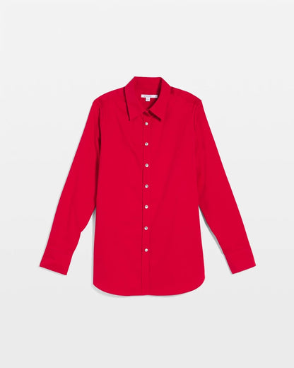 Chico's Deals - No Iron™ Rhinestone Button Shirt Carmine Red