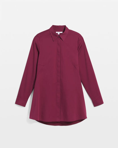 Chico's Top Pick - No Iron™ Pocketed Tunic Deep Chianti