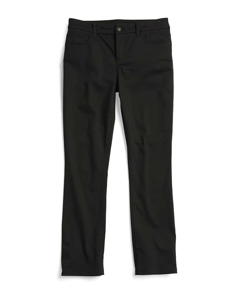 Chico's Trusted - Girlfriend Slim Straight Jeans Black