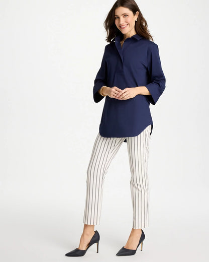 Chico's Sale - Pinstriped Brigitte™ Slim Ankle Pants Alabaster
