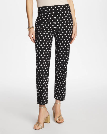 Chico's Featured - Sketch Dot Brigitte™ Straight Crop Black