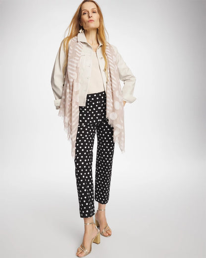 Chico's Featured - Sketch Dot Brigitte™ Straight Crop Black