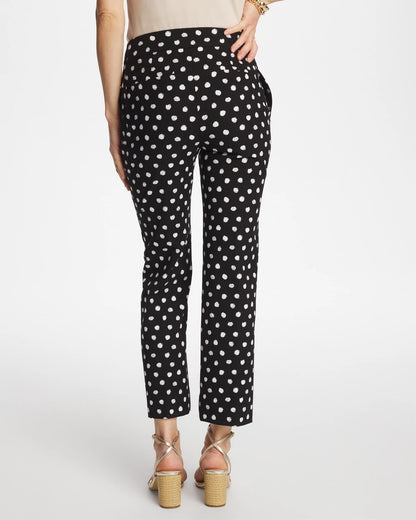Chico's Featured - Sketch Dot Brigitte™ Straight Crop Black