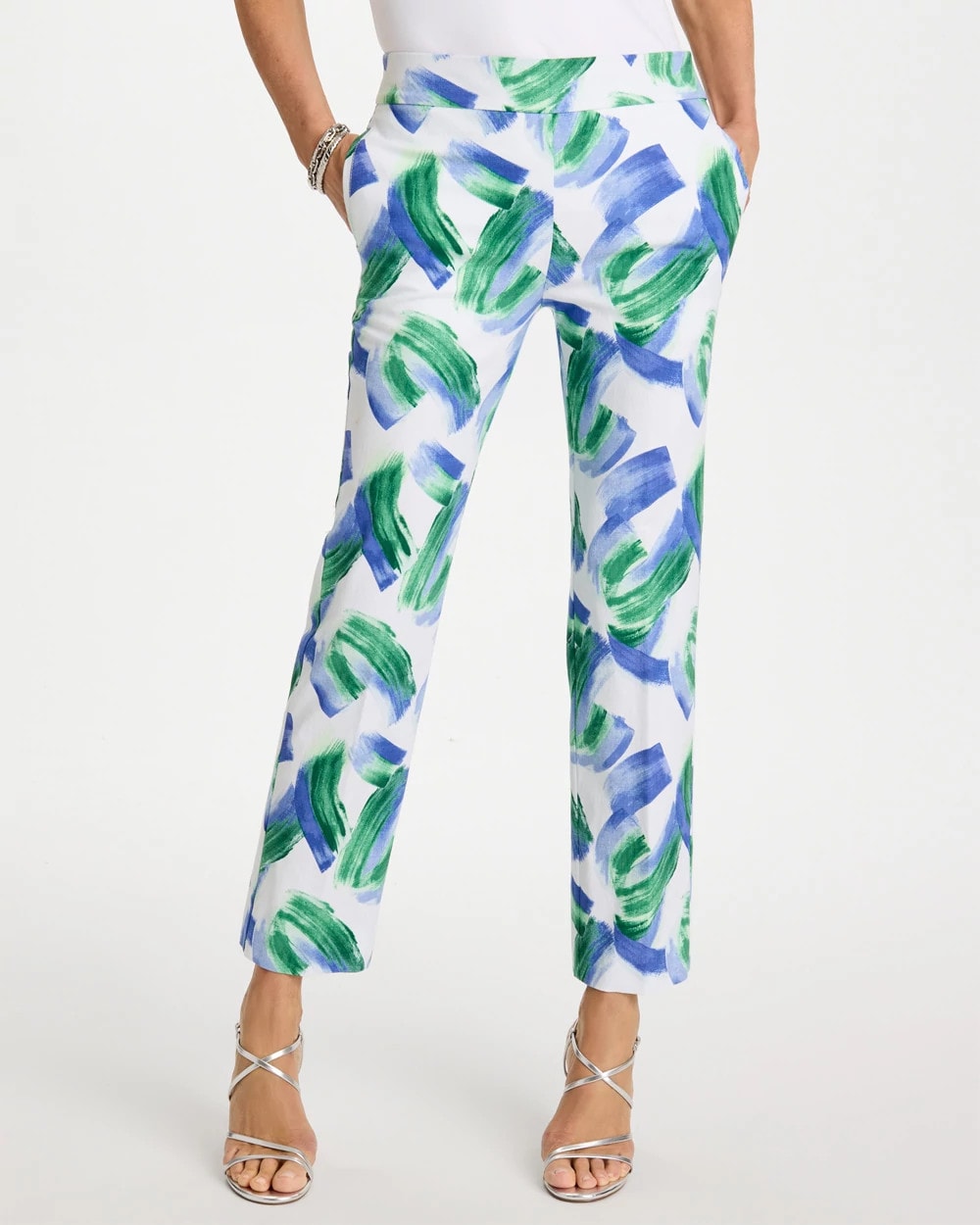 Chico's Smart Buy - Brigitte™ Straight Whisp Crop Amparo Blue