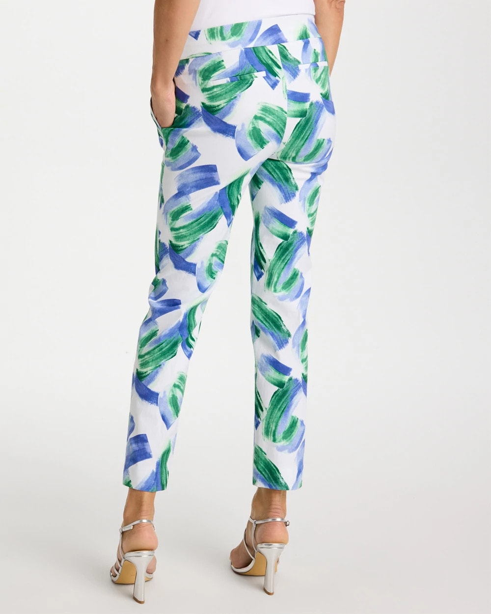 Chico's Smart Buy - Brigitte™ Straight Whisp Crop Amparo Blue