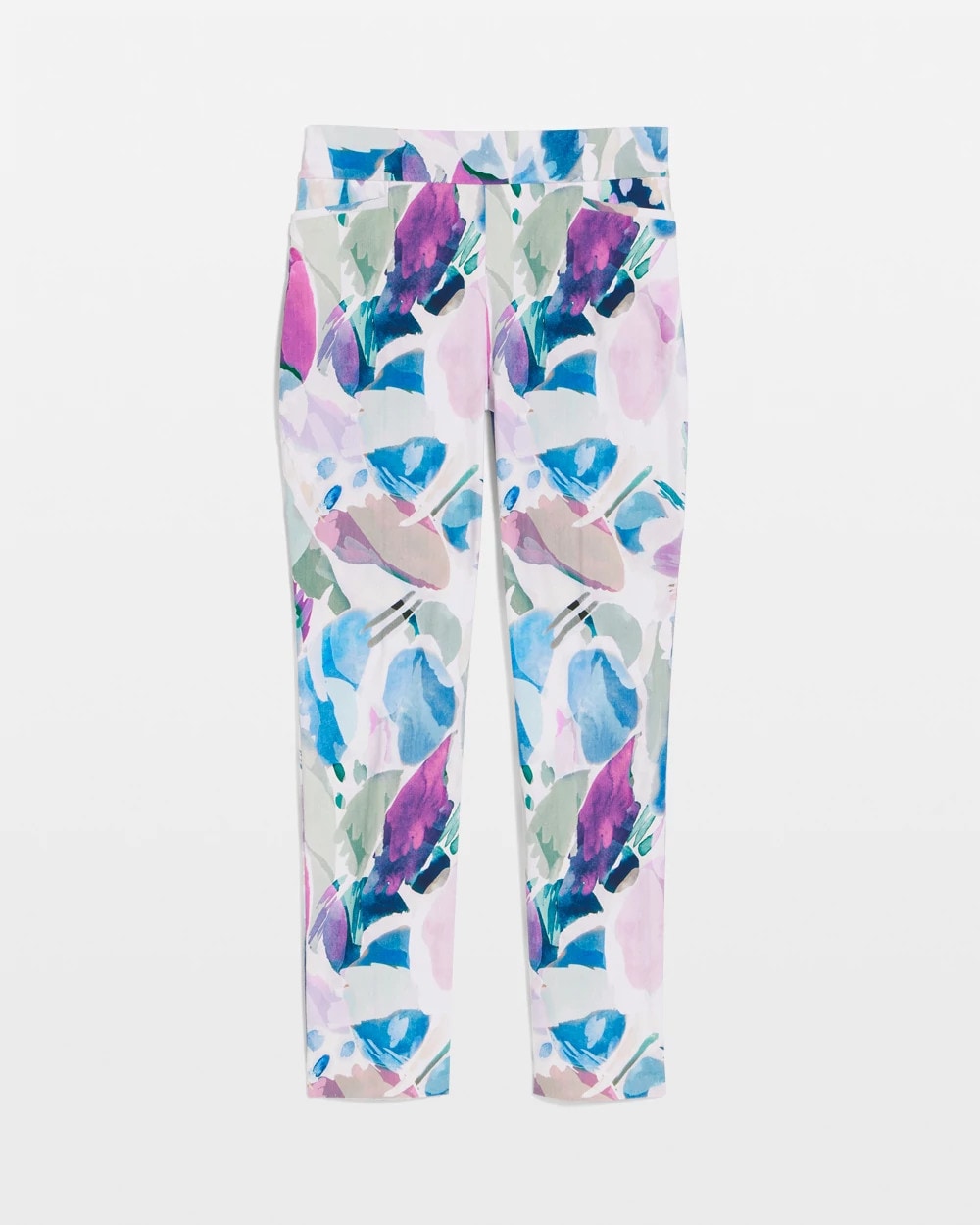 Chico's Value - Blur Geo Brigitte™ Slim Ankle Pants Passport Blue