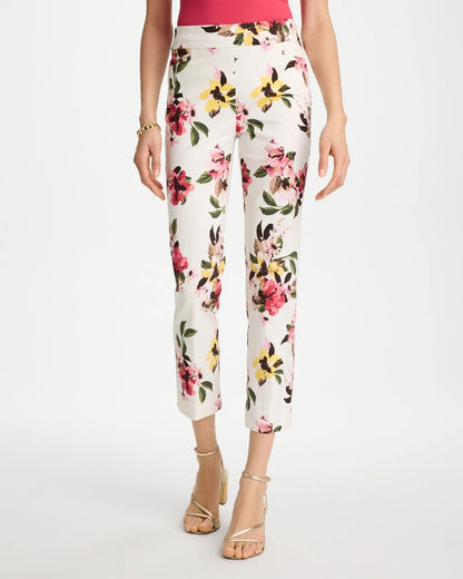 Chico's Sale - Brigitte™ Slim Mari Bloom Crop Hot Honeysuckle