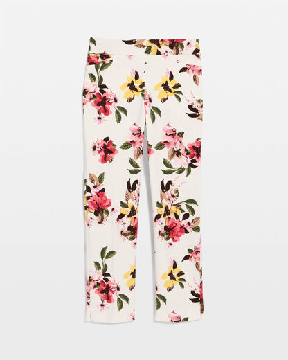 Chico's Sale - Brigitte™ Slim Mari Bloom Crop Hot Honeysuckle