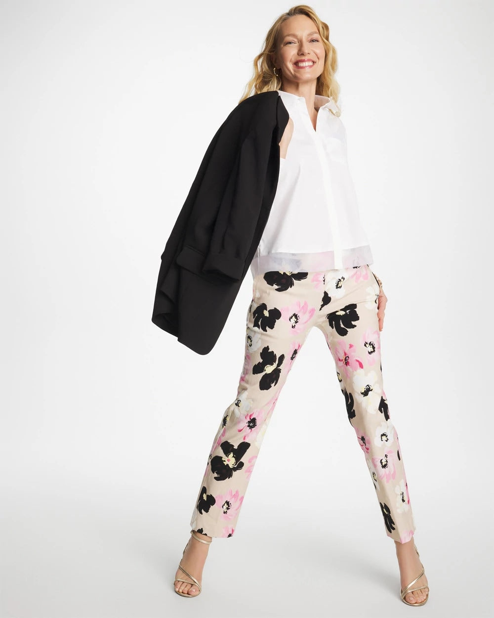 Chico's Hot Sale - Blossom Brigitte™ Straight Crop Sweet Blossom