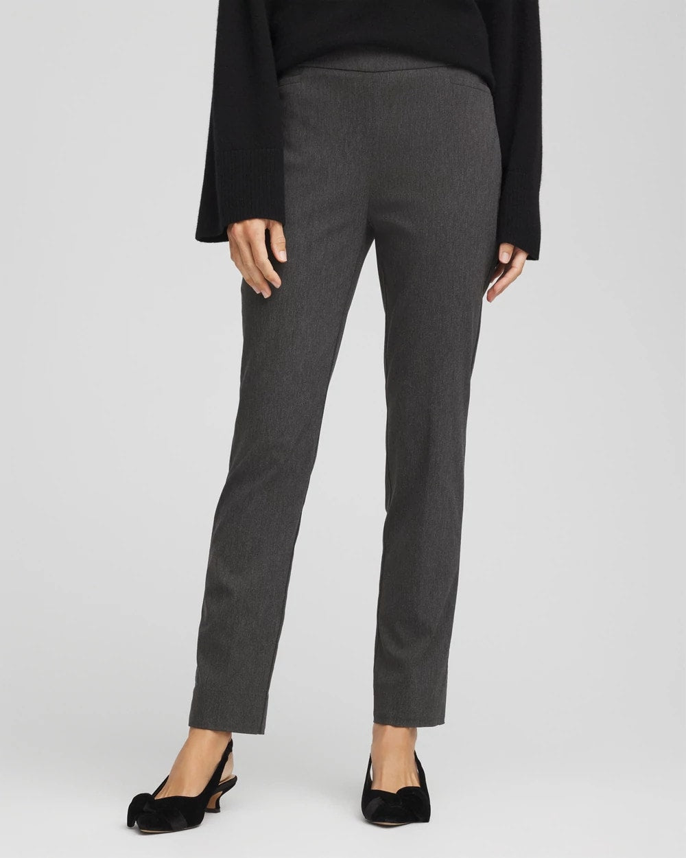 Chico's Hot Sale - Brigitte™ Slim Ankle Pants Graphite Heather Gray