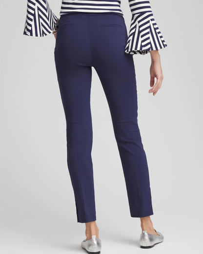 Chico's Best Seller - Brigitte™ Pull-On Slim Rivet Ankle Pants Passport Blue