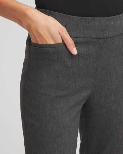 Chico's Trending - Brigitte™ Slim Full-Length Pants Graphite Heather Gray