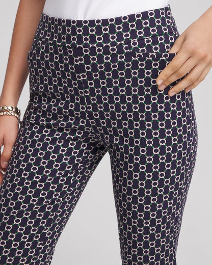 Chico's Recommended - Brigitte™ Chain Connection Slim Pants Passport Blue