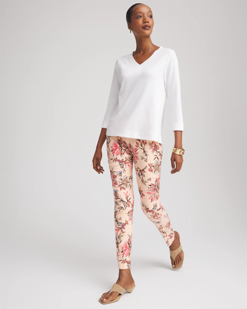 Chico's Featured - Brigitte™ Pull-On Slim Ankle Pants Blushed