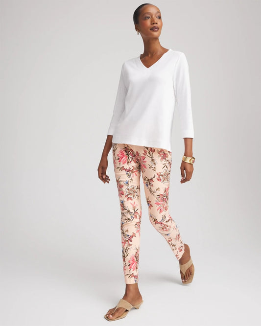 Chico's Featured - Brigitte™ Pull-On Slim Ankle Pants Blushed