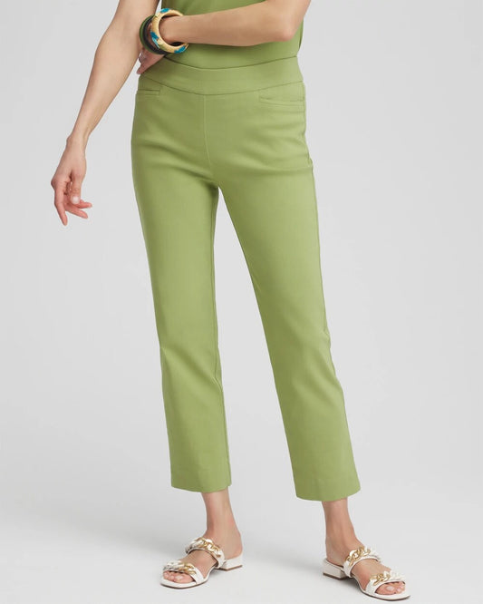 Chico's Trusted - Brigitte™ Pull-On Slim Cropped Pants Spanish Moss