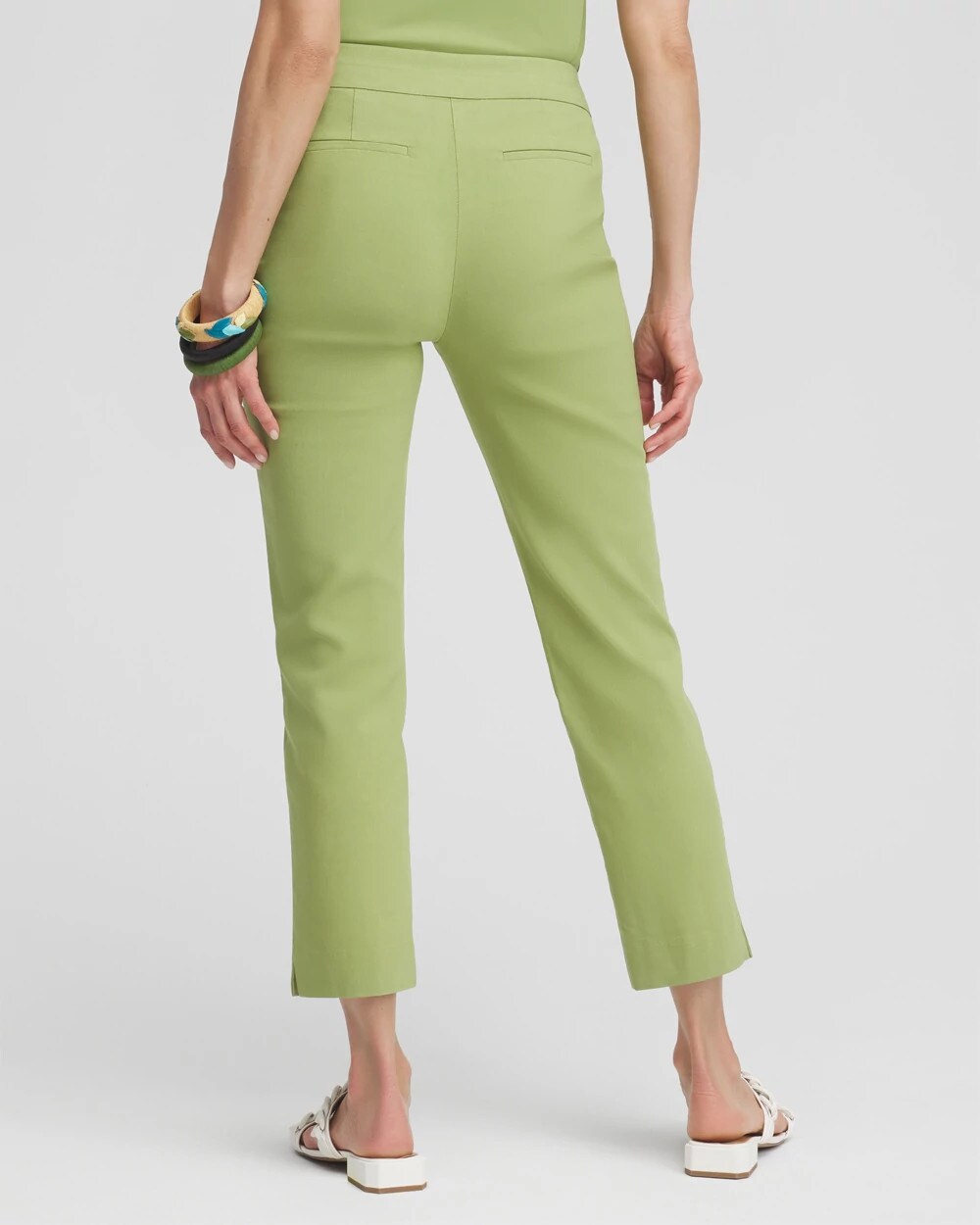 Chico's Trusted - Brigitte™ Pull-On Slim Cropped Pants Spanish Moss