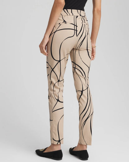 Chico's Trusted - Brigitte™ Golden Leaf  Slim Ankle Pants Champagne Fizz